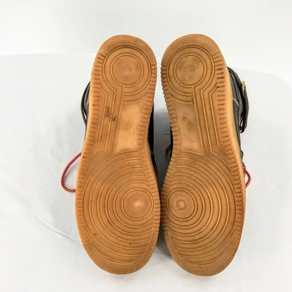 Nike Air Force 1 High Brown Leather Winter Workboot Pack Gum Sole Sz 12 - Picture 10 of 11